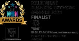 Melbourne Business Network Awards 2021, Female Entrepreneur Award finalist